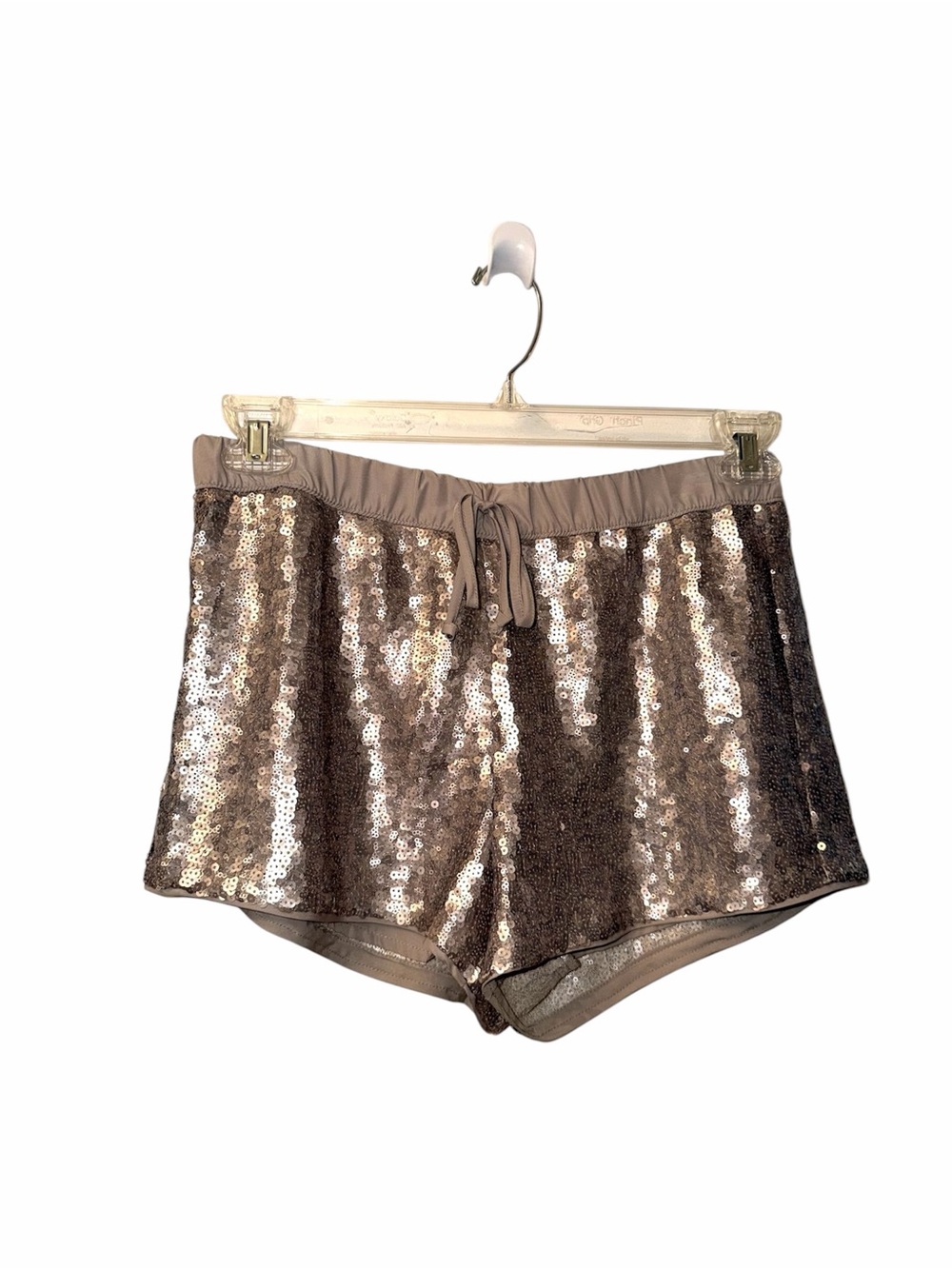 Hollister Gold Sequin Shorts in Champagne